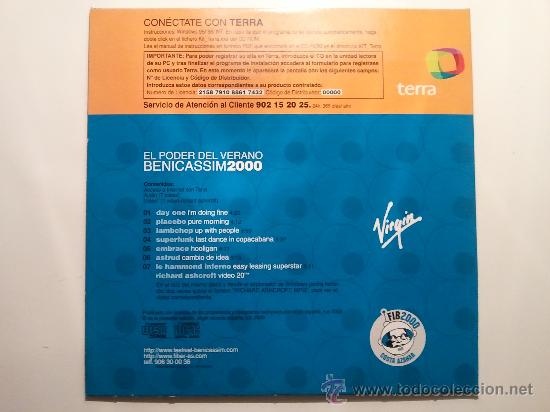 CDs de m&uacute;sica: EL PODER DEL VERANO - BENICASSIM 2000 - CD PROMO - FIB 2000 - 7 TRACKS - Foto 2