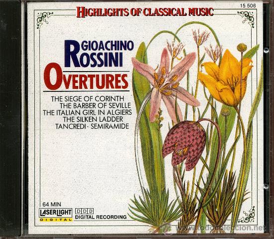 CDs de m&uacute;sica: Gioachino Rossini - Overtures - Cd 1988 - Foto 1