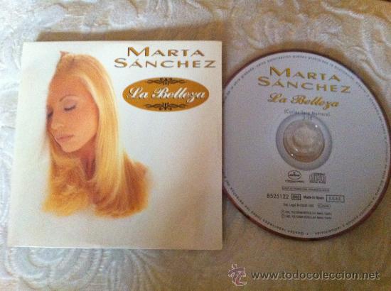 CDs de m&uacute;sica: MARTA SANCHEZ - LA BELLEZA ( CD SINGLE ) - Foto 1