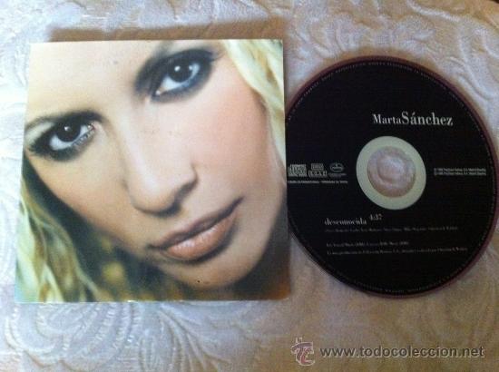 CDs de m&uacute;sica: MARTA SANCHEZ - DESCONOCIDA ( CD SINGLE ) - Foto 1