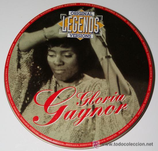 CDs de M&uacute;sica: CD EN CAJITA MET&Aacute;LICA DE GLORIA GAYNOR DE LA COLECCION ORIGINAL LEGENDS VERSIONS