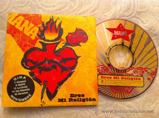 CDs de m&uacute;sica: MANA - ERES MI RELIGION ( CD SINGLE) - Foto 1