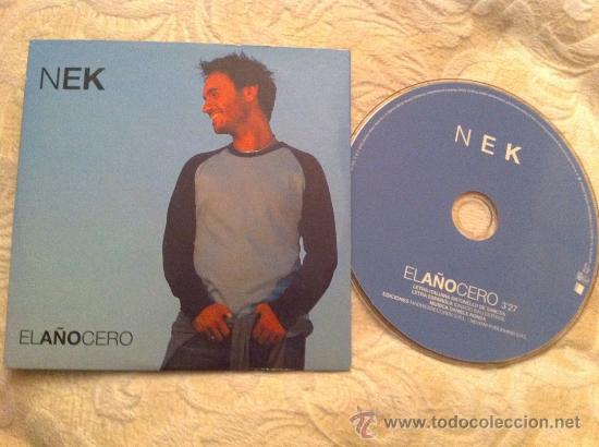 CDs de m&uacute;sica: NEK - AL A&Ntilde;O CERO ( CD SINGLE) - Foto 1