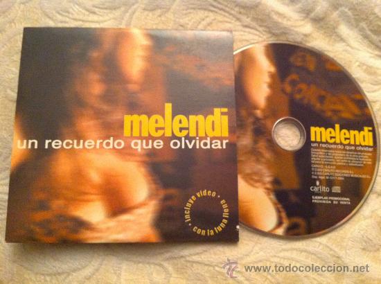 CDs de m&uacute;sica: MELENDI - UN RECUERDO QUE OLVIDAR ( CD SINGLE) - Foto 1