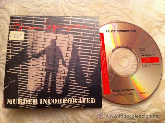 CDs de m&uacute;sica: BRUCE SPRINGSTEEN - MURDER INCORPORATED ( CD SINGLES) - Foto 1