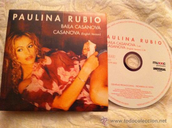 CDs de m&uacute;sica: PAULINA RUBIO - BAILA CASANOVA ( CD SINGLE) - Foto 1