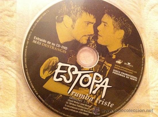 CDs de m&uacute;sica: ESTOPA - RUMBA TRISTE ( CD SINGLE ) - Foto 1