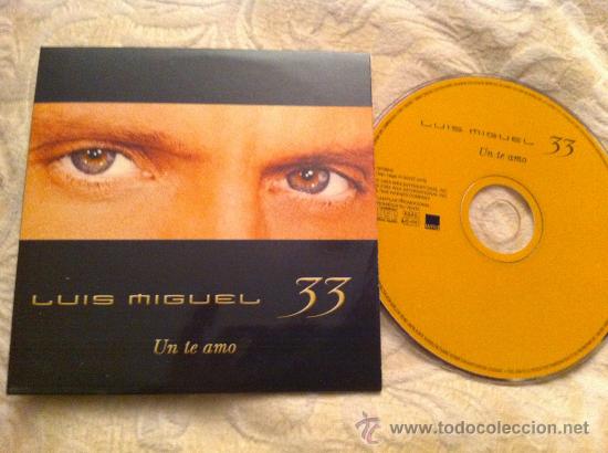CDs de m&uacute;sica: LUIS MIGUEL - UN TE AMO ( CD SINGLE) - Foto 1
