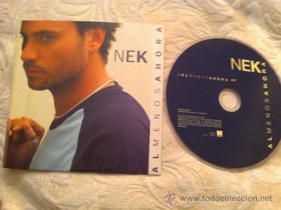 CDs de m&uacute;sica: NEK - AL MENOS AHORA ( CD SINGLE ) - Foto 1