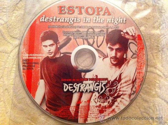 CDs de m&uacute;sica: ESTOPA - DESTRANGIS IN THE NIGHT ( CD SINGLE) - Foto 1