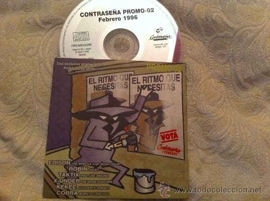CDs de m&uacute;sica: CONTRASE&Ntilde;A - EL RITMO QUE NECESITAS ( CD SINGLE PROMO ) - Foto 1