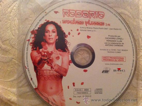 CDs de m&uacute;sica: ROSARIO - MUCHAS FLORES ( CD SINGLE) - Foto 1