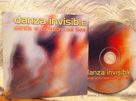 CDs de m&uacute;sica: DANZA INVISIBLE - DONDE EL CORAZON NOS LLEVE ( CD SINGLE ) - Foto 1
