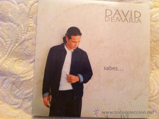 CDs de m&uacute;sica: DAVID DEMARIA - SABES (CD SINGLE) - Foto 1