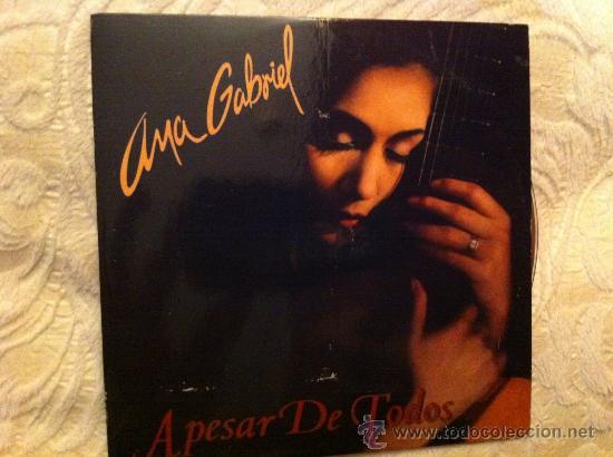 CDs de m&uacute;sica: ANA GABRIEL - A PESAR DE TODOS (CD SINGLE) - Foto 1