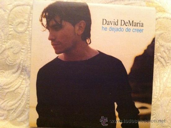 CDs de m&uacute;sica: DAVID DEMARIA - HE DEJADO DE CREER ( CD SINGLE) - Foto 1