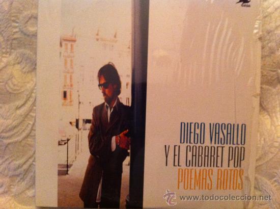 CDs de m&uacute;sica: DIEGO VASALLO Y EL CABARET POP - POEMAS ROTOS  (CD SINGLE) - Foto 1