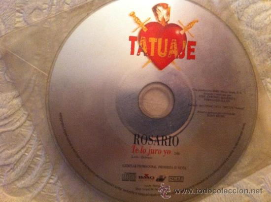 CDs de m&uacute;sica: ROSARIO - TE LO JURO YO  (CD SINGLE) - Foto 1