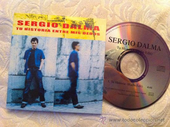 CDs de m&uacute;sica: SERGIO DALMA - TU HISTORIA ENTRE MIS DEDOS  (CD SINGLE) - Foto 1