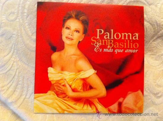 CDs de m&uacute;sica: PALOMA SAN BASILIO - MAS QUE AMOR ( CD SINGLE ) - Foto 1