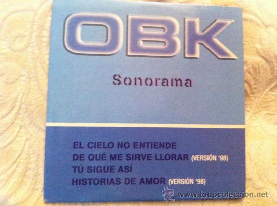 CDs de m&uacute;sica: OBK - SONORAMA ( CD SINGLE) - Foto 1