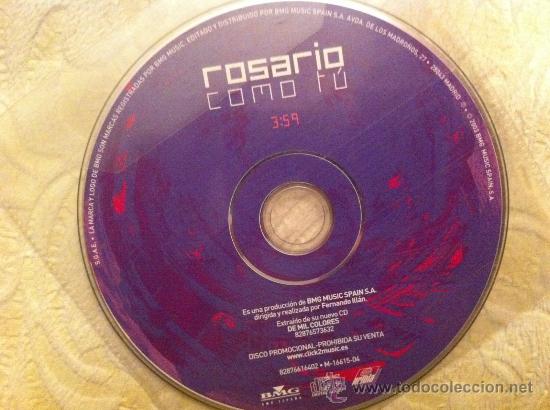 CDs de m&uacute;sica: ROSARIO - COMO TU ( CD SINGLE ) - Foto 1