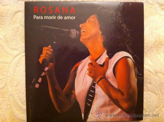 CDs de m&uacute;sica: ROSANA - PARA MORIR DE AMOR ( CD SINGLE ) - Foto 1