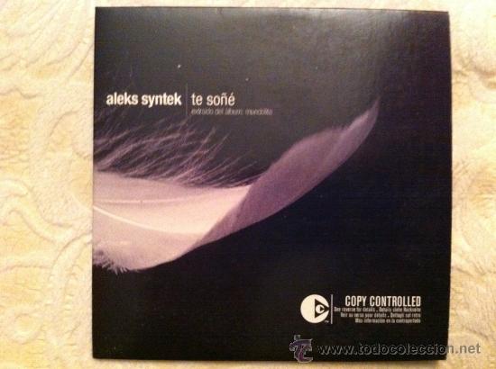 CDs de m&uacute;sica: ALEKS SYNTEK - TE SO&Ntilde;E ( CD SINGLE ) - Foto 1