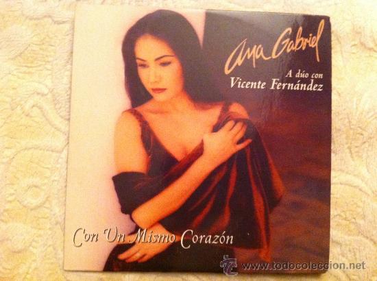 CDs de m&uacute;sica: ANA GABRIEL - CON UN MISMO CORAZON ( CD SINGLE ) - Foto 1