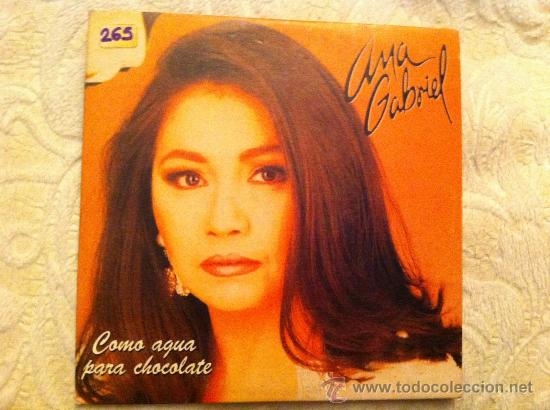 CDs de m&uacute;sica: ANA GABRIEL - COMO AGUA PARA CHOCOLATE ( CD SINGLE ) - Foto 1