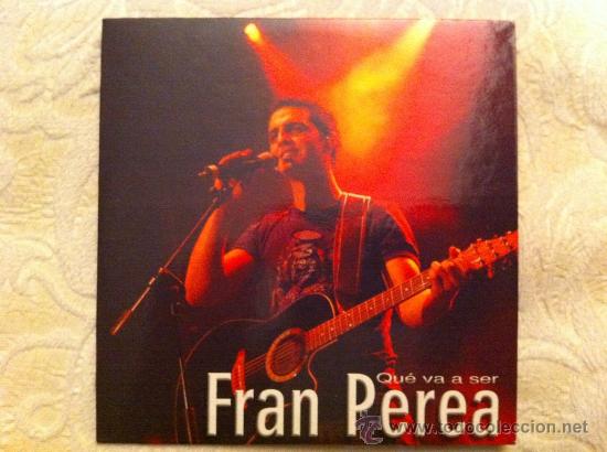 CDs de m&uacute;sica: FRAN PEREA - QUE VA A SER ( CD SINGLE ) - Foto 1