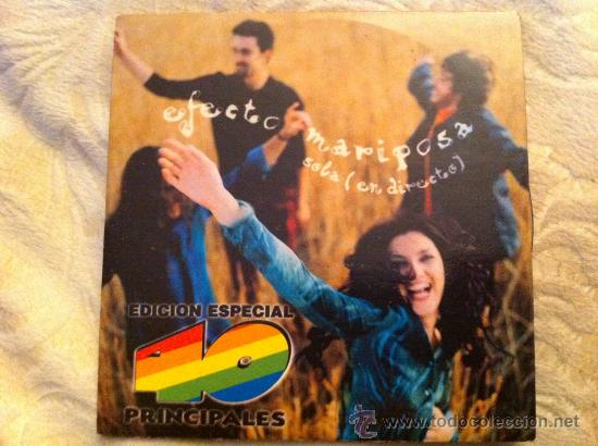 CDs de m&uacute;sica: EFECTO MARIPOSA - SOLA ( EN DIRECTO ) - Foto 1