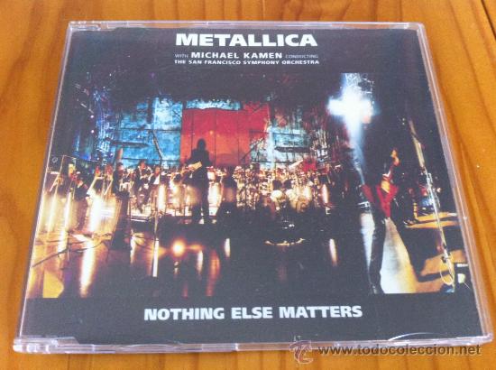 CDs de m&uacute;sica: METALLICA - NOTHING ELSE MATTERS  (CD PROMO SINGLE) - Foto 1