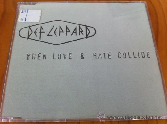 CDs de m&uacute;sica: DEF LEPARD - WHEN LOVE & HATE COLLIDE ( CD SINGLE  ) - Foto 1
