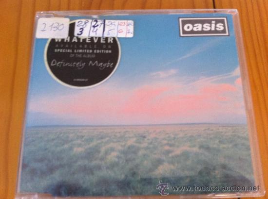CDs de m&uacute;sica: OASIS - WHATEVER ( CD SINGLE PROMO) - Foto 1