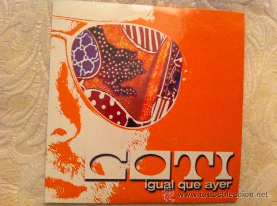 CDs de m&uacute;sica: COTI - IGUAL QUE AYER ( CD SINGLE PROMO ) - Foto 1