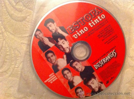 CDs de m&uacute;sica: ESTOPA - VINO TINTO ( CD SINGLE PROMO ) - Foto 1