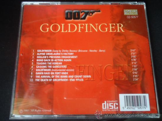 CDs de m&uacute;sica: CD 007 GOLDFINGER - Foto 2