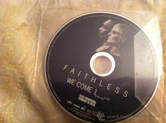 CDs de m&uacute;sica: FAITHLESS - WE COME 1 (CD SINGLE PROMO) - Foto 1