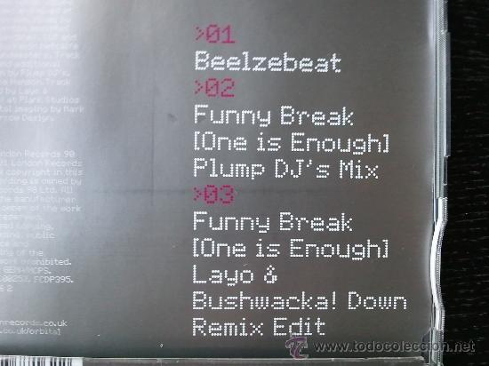 CDs de m&uacute;sica: ORBITAL - FUNNY BREAK - ONE IS ENOUGH - CD2 - CD SINGLE - 3 TRACKS - 2001 - Foto 3