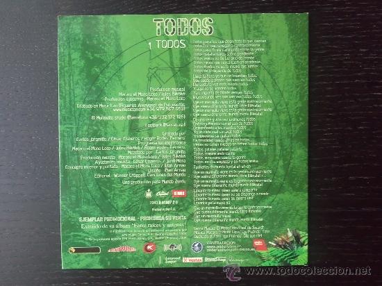 CDs de m&uacute;sica: MACACO - TODOS - CD SINGLE - PROMO - EMI - 2004 - Foto 2