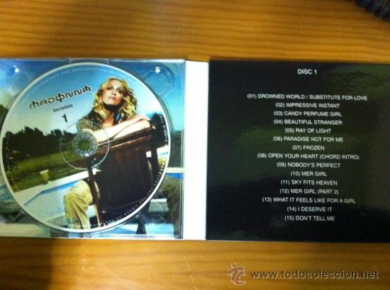 CDs de m&uacute;sica: MADONNA - INVISIBLE ( DOUBLE DELUXE CD ) LIVE - Foto 2