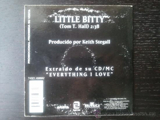 CDs de m&uacute;sica: ALAN JACKSON - LITTLE BITTY - CD SINGLE - PROMO - BMG - 1996 - Foto 2