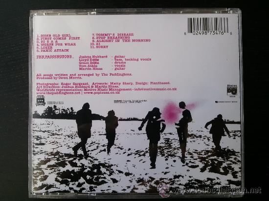 CDs de m&uacute;sica: THE PADDINGTONS - FIRST COMES FIRST - CD ALBUM - MERCURY - 2005 - Foto 3