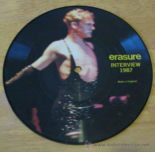CDs de m&uacute;sica: ERASURE - INTERVIEW ( SINGLE VINYL PICTURE DISC ) - Foto 1
