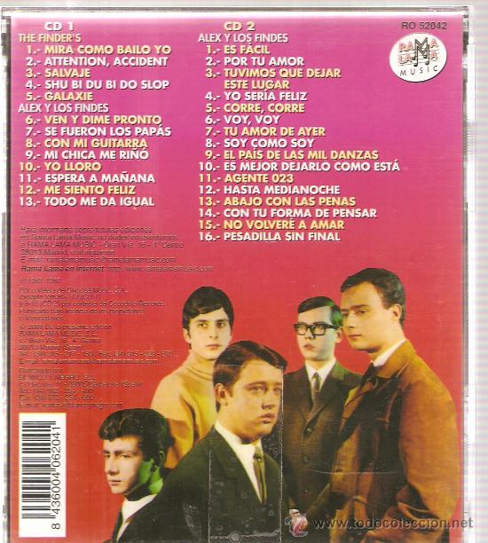 CDs de m&uacute;sica: 2 CD THE FINDER&acute;S + ALEX Y LOS FINDES - Foto 2