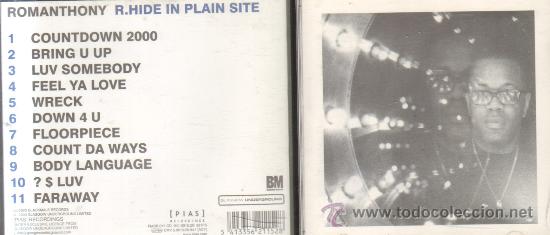CDs de m&uacute;sica: ROMANTHONY  R.HIDE IN PLAIN SITE   CD-SOLEXT-209 - Foto 1