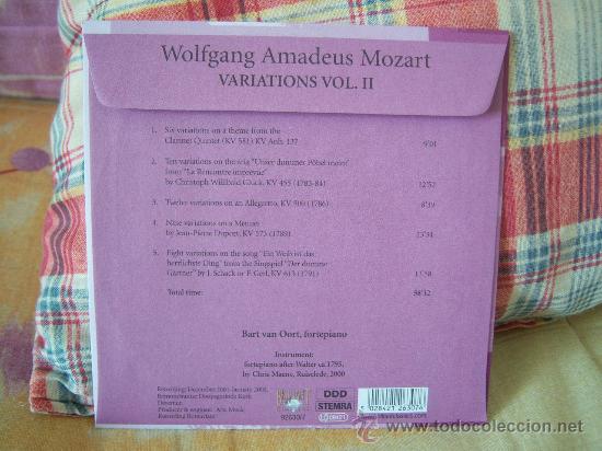 CDs de m&uacute;sica: MOZART Variations vol. II BART VAN OORT - Foto 2