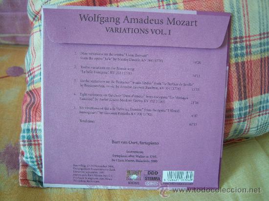 CDs de m&uacute;sica: MOZART Variations vol. I BART VAN OORT - Foto 2