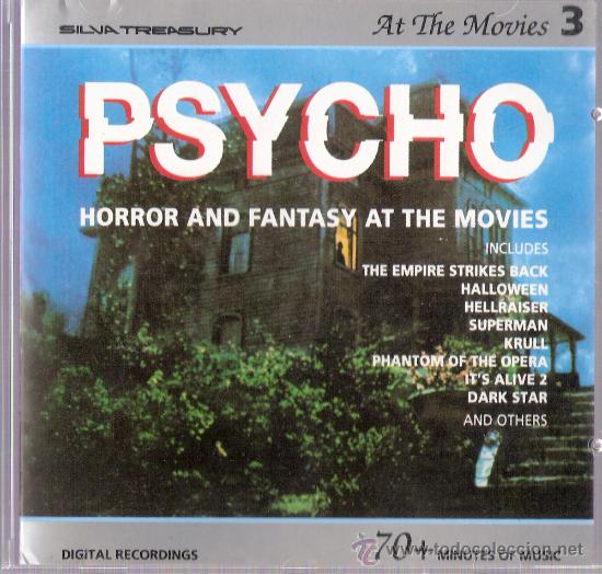 CDs de m&uacute;sica: PSICHO	BSO 	Silva Screen Label		1992 - Foto 1